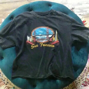 Black J Galt brand San Francisco t-shirt size One Size.